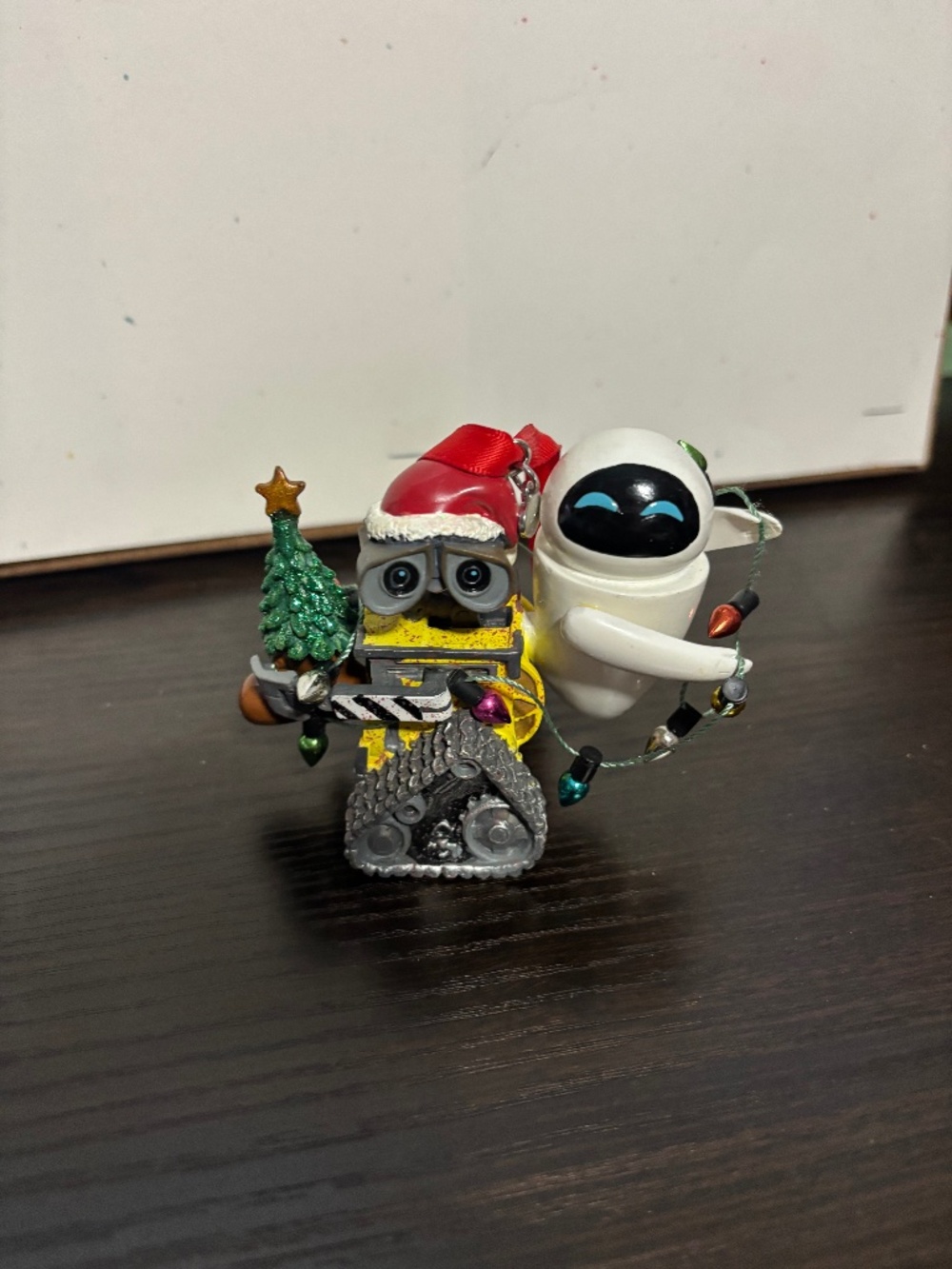 Disney Wall-e and Eva Christmas ornament